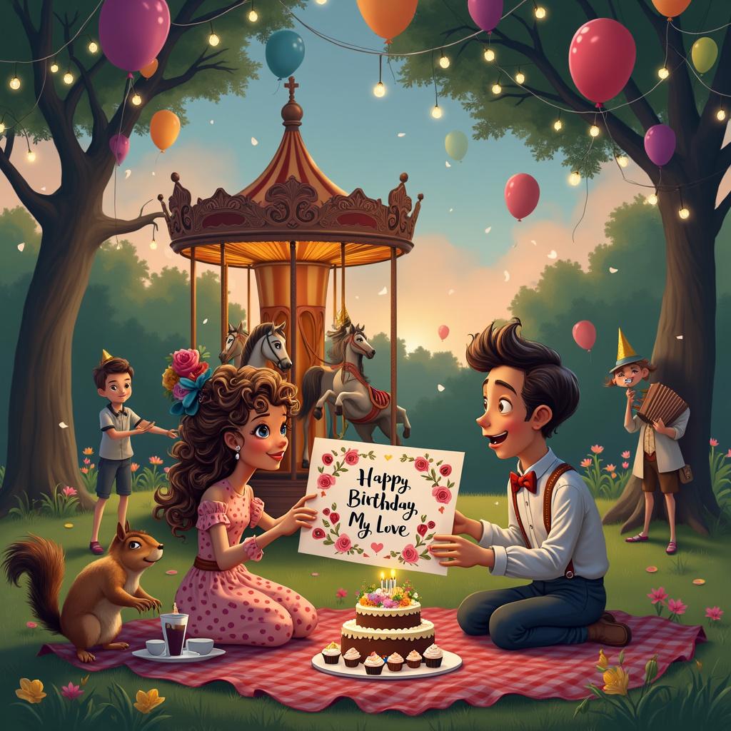 Happy birthday my love Birthday Card