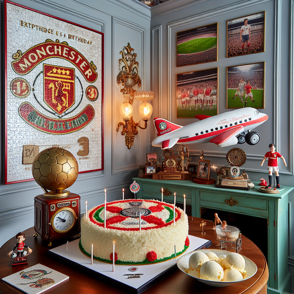 Liverpool fc , Jigsaw, Pizza , Vanilla ice cream, and Airliner Birthday Card