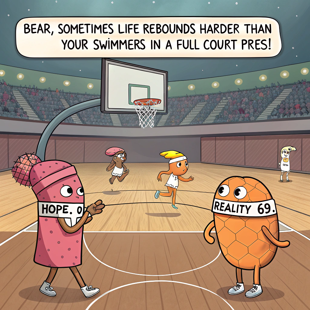 Basketball, and Semen Sympathy Card