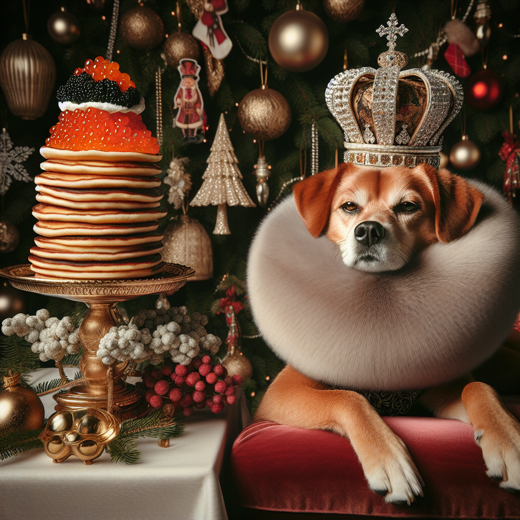 Luxury, Dogs, and Pancakes Christmas Card
