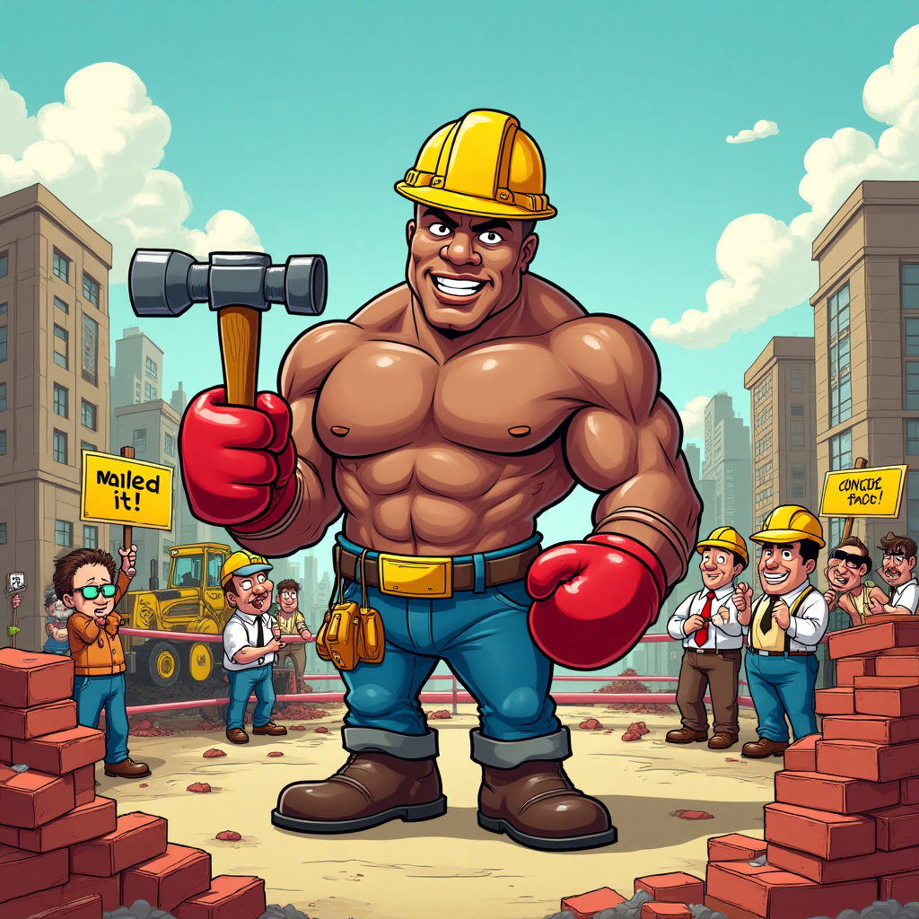 Mike tyson, Builder, Fighting, and Birthday Card