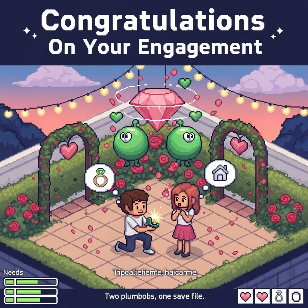 The Sims, and Congratulations Card
