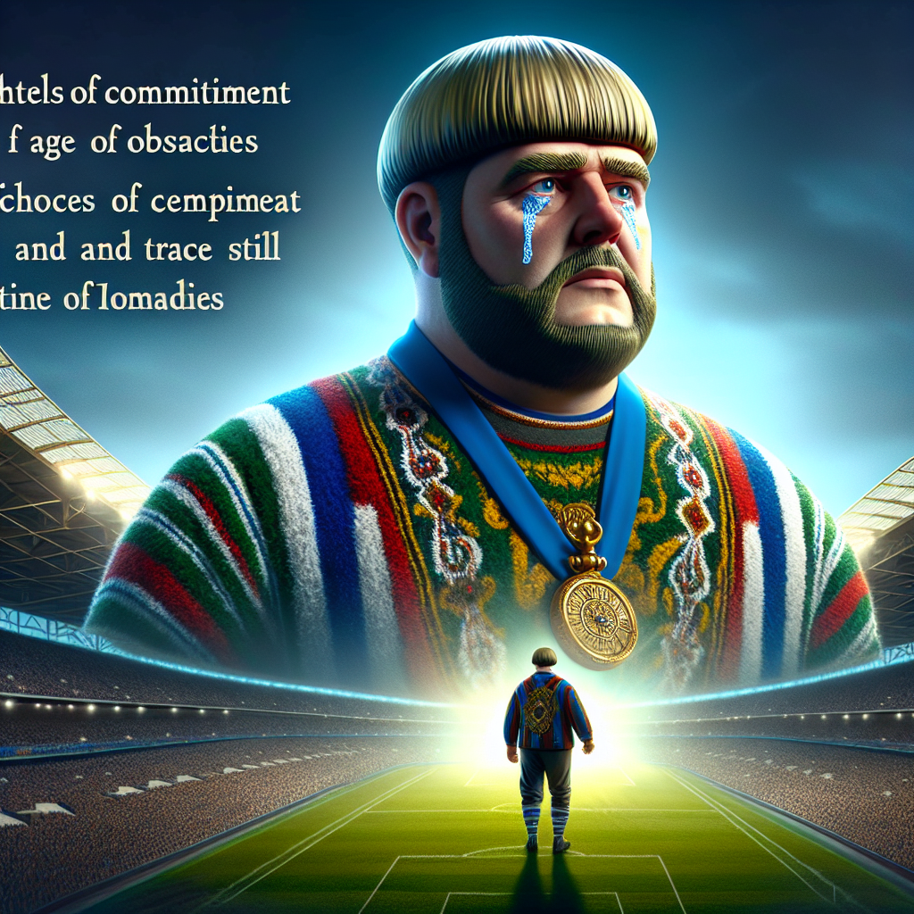 Fat 50 year old white man with brown hair in a bowl cut, Leeds United Football Club , Wembley stadium , Losing, Crying, Gypsy curse, Fat fingers, and One fat leg Congratulations Card