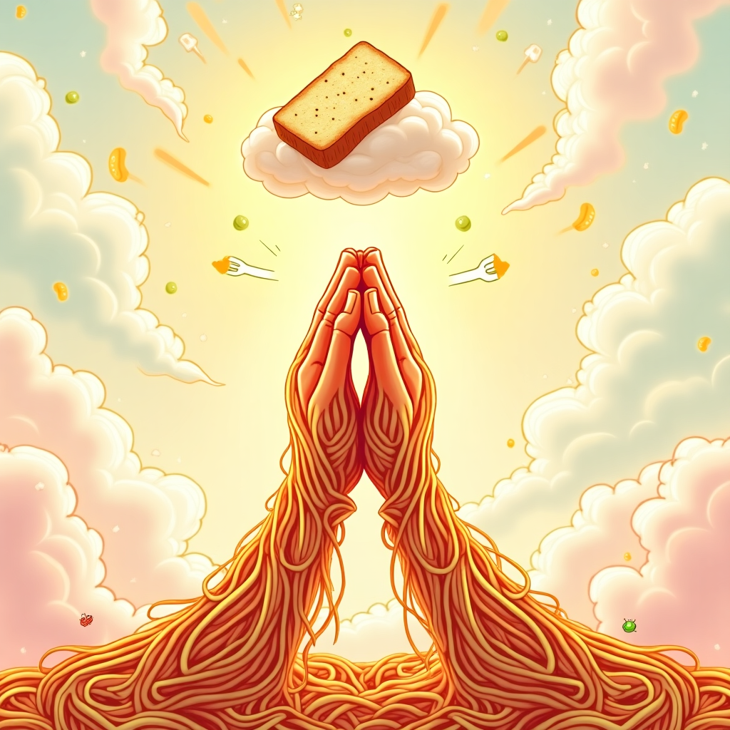 Hand praying Thank-you Card