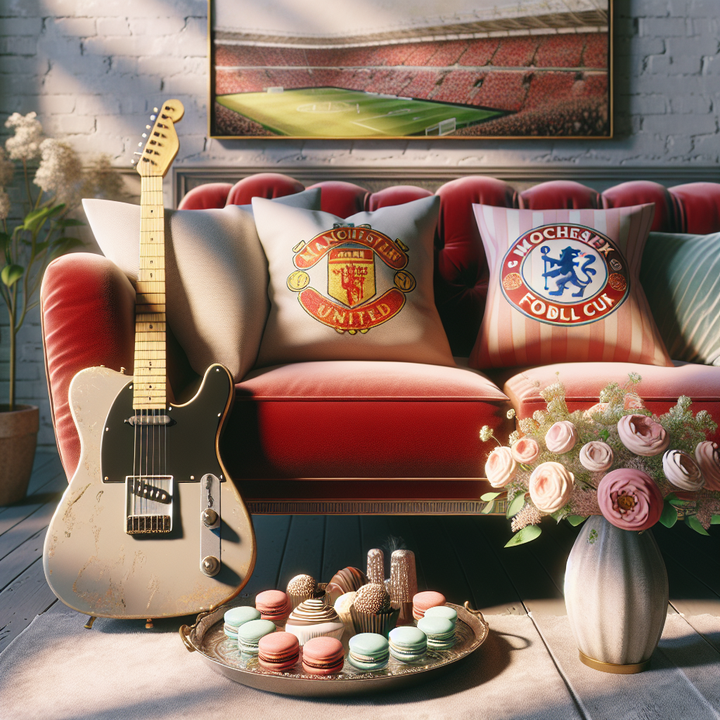 Eating Sweets, Telecaster guitar, and Manchester United Mothers-day Card