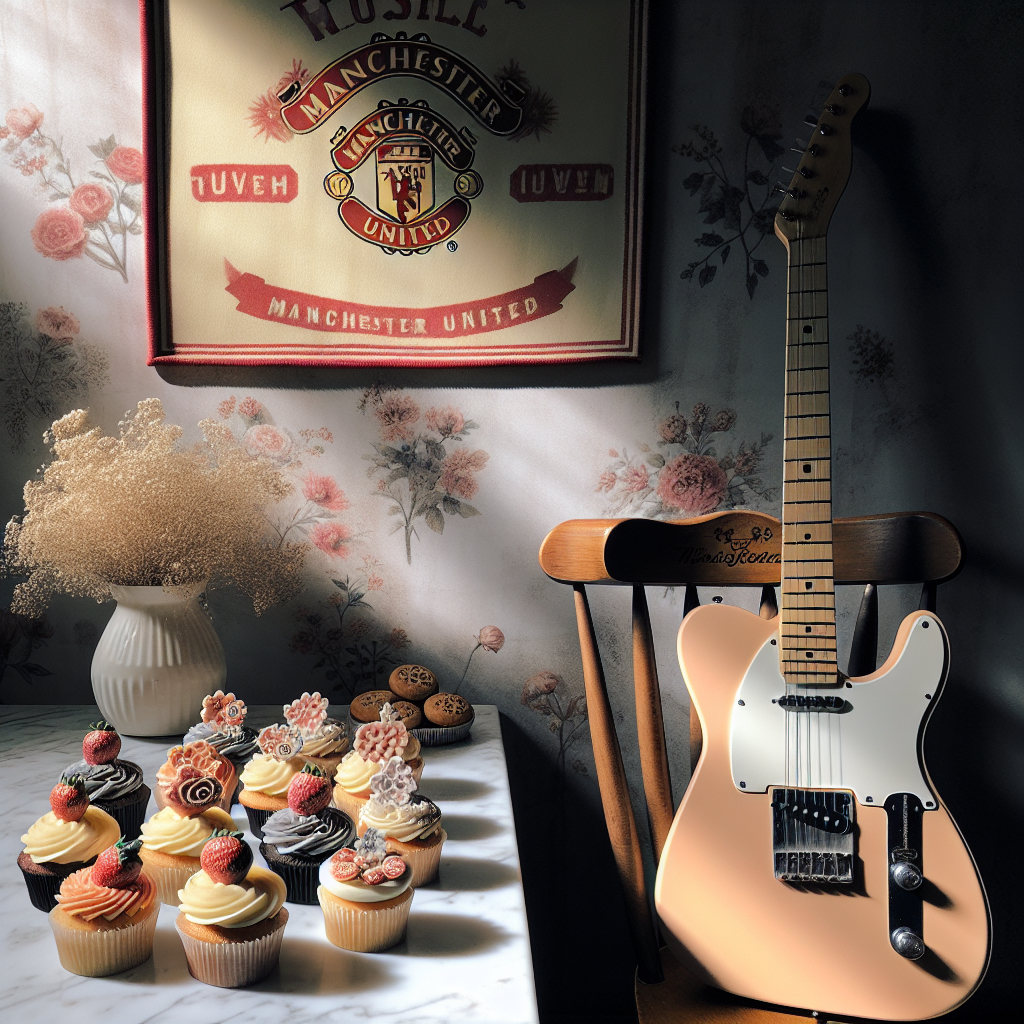 Eating Sweets, Telecaster guitar, and Manchester United Mothers-day Card