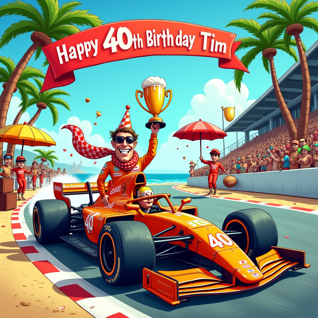 F1, beer, Liverpool football club, McLaren, holidays, and Birthday Card