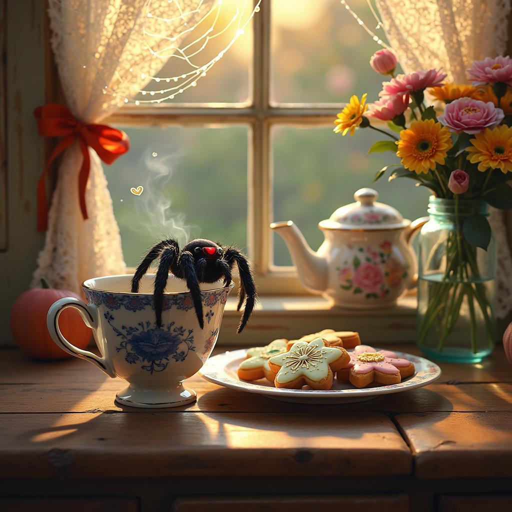 Spider , Arachnid, Food , and Widow Sympathy Card