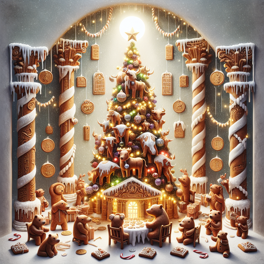 Stock market Christmas Card