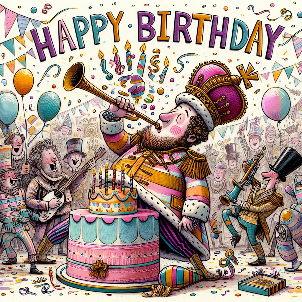 Harry styles, and Henry the eighth Birthday Card