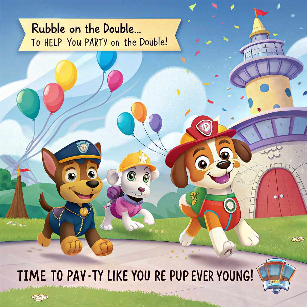Paw patrol Birthday Card