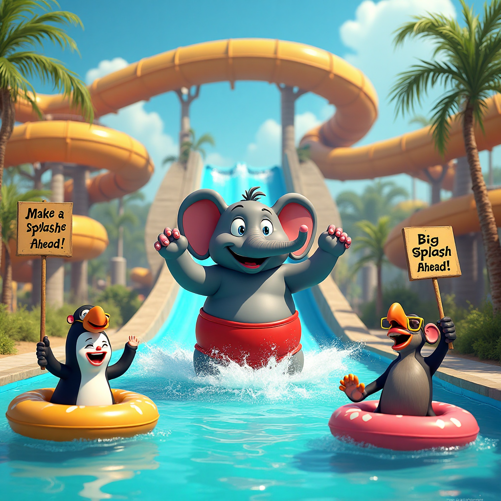 Water Park, and Birthday Card