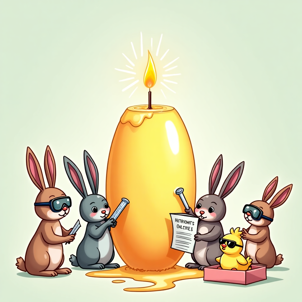 CANDLE Easter Card