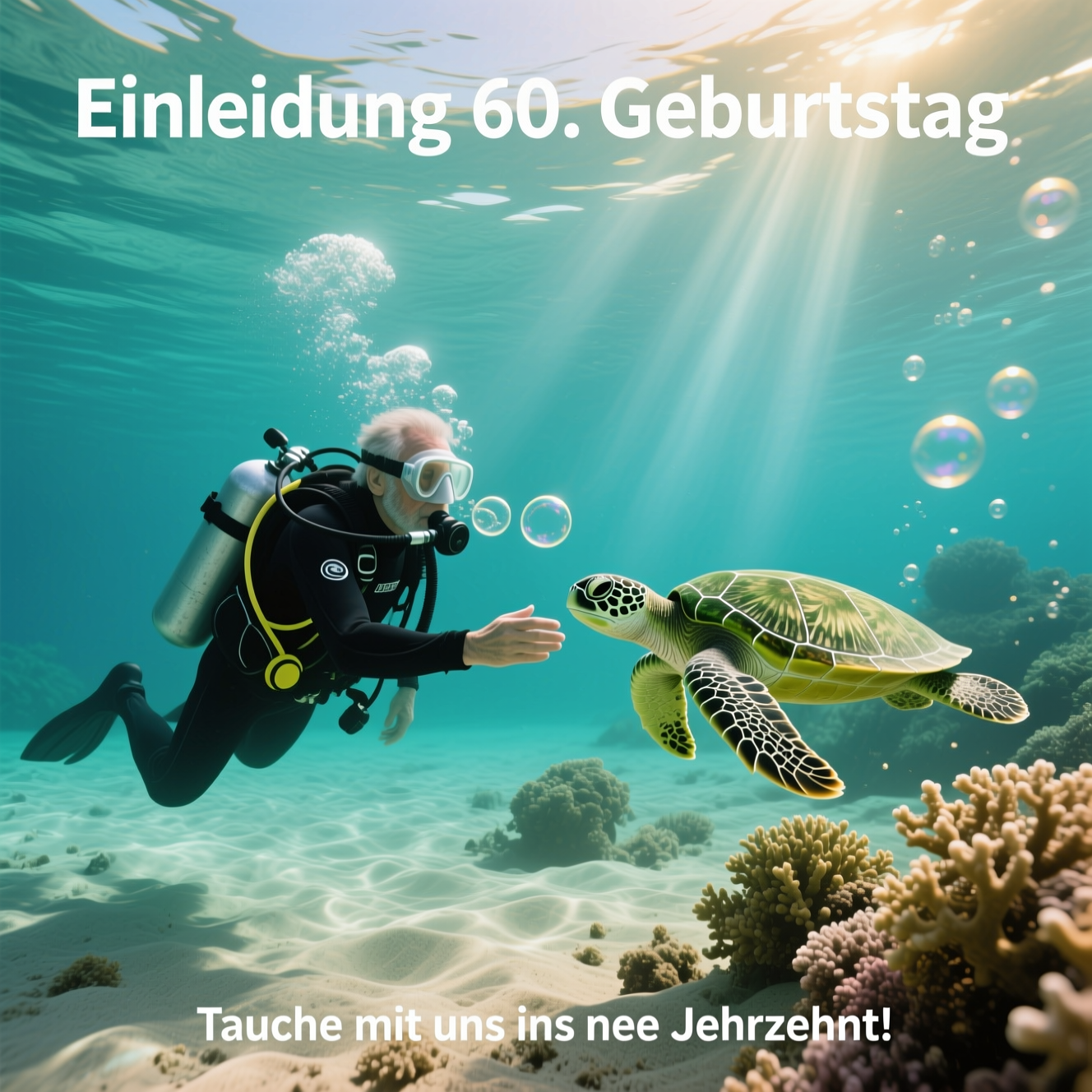 Diving, and Birthday Card