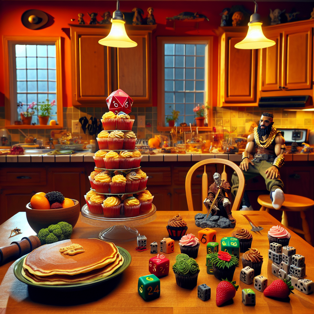 Rap music, Dungeons and dragons, Gardening, Pancakes, and Cupcakes Fathers-day Card