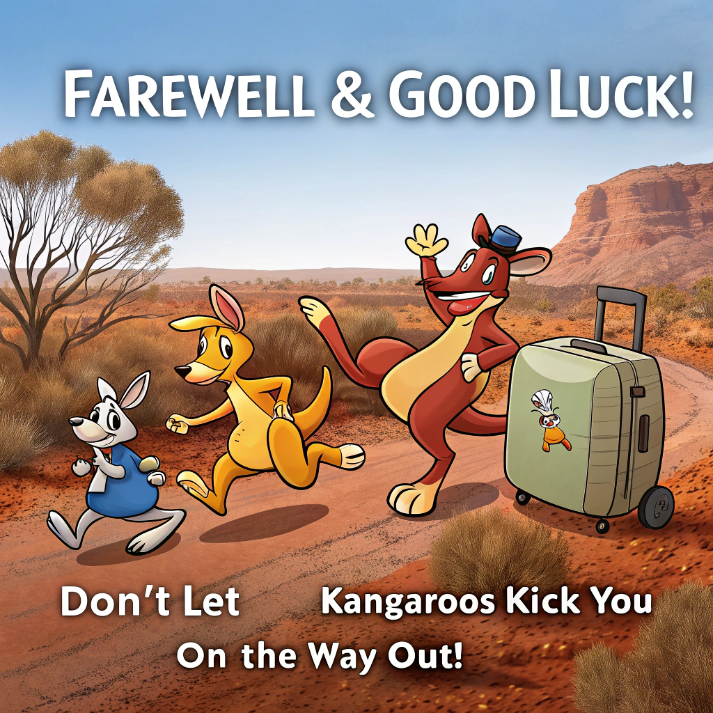 Australia, and Farewell Card