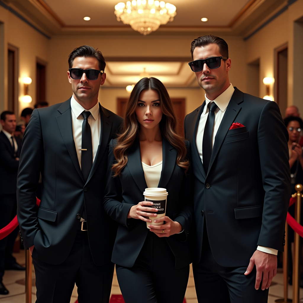 Sexy bodyguards Thank-you Card