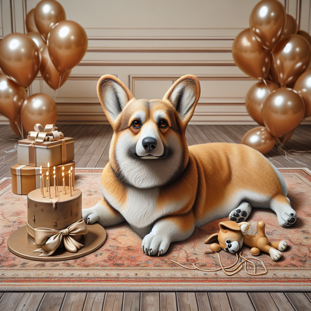Corgi Birthday Card