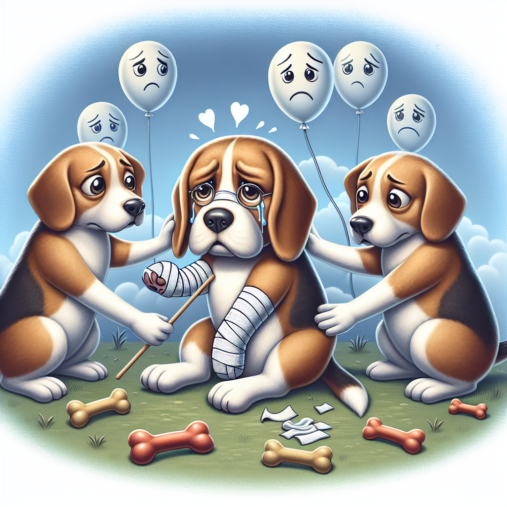 Beagles Sympathy Card