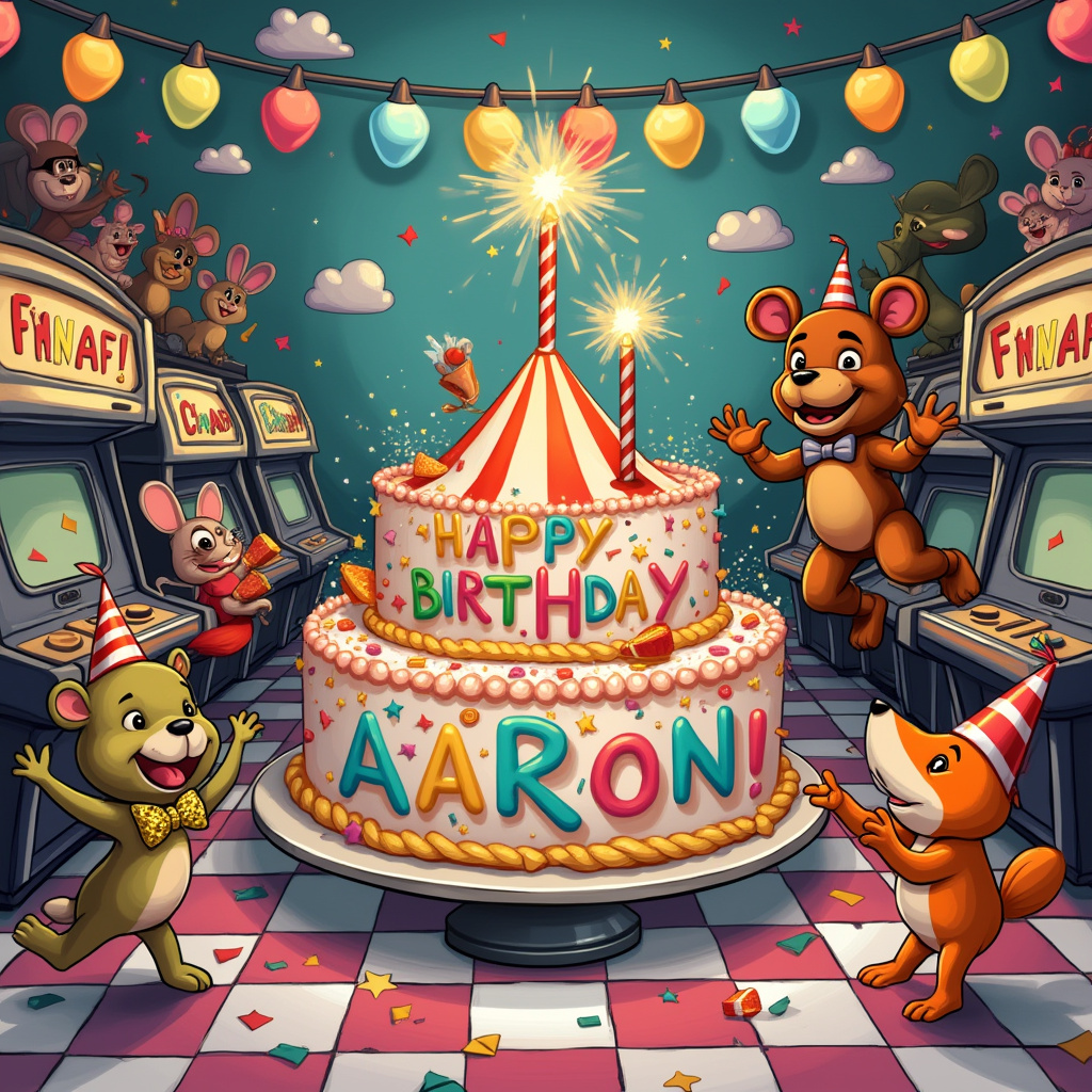 Five nights at Freddy's Birthday Card