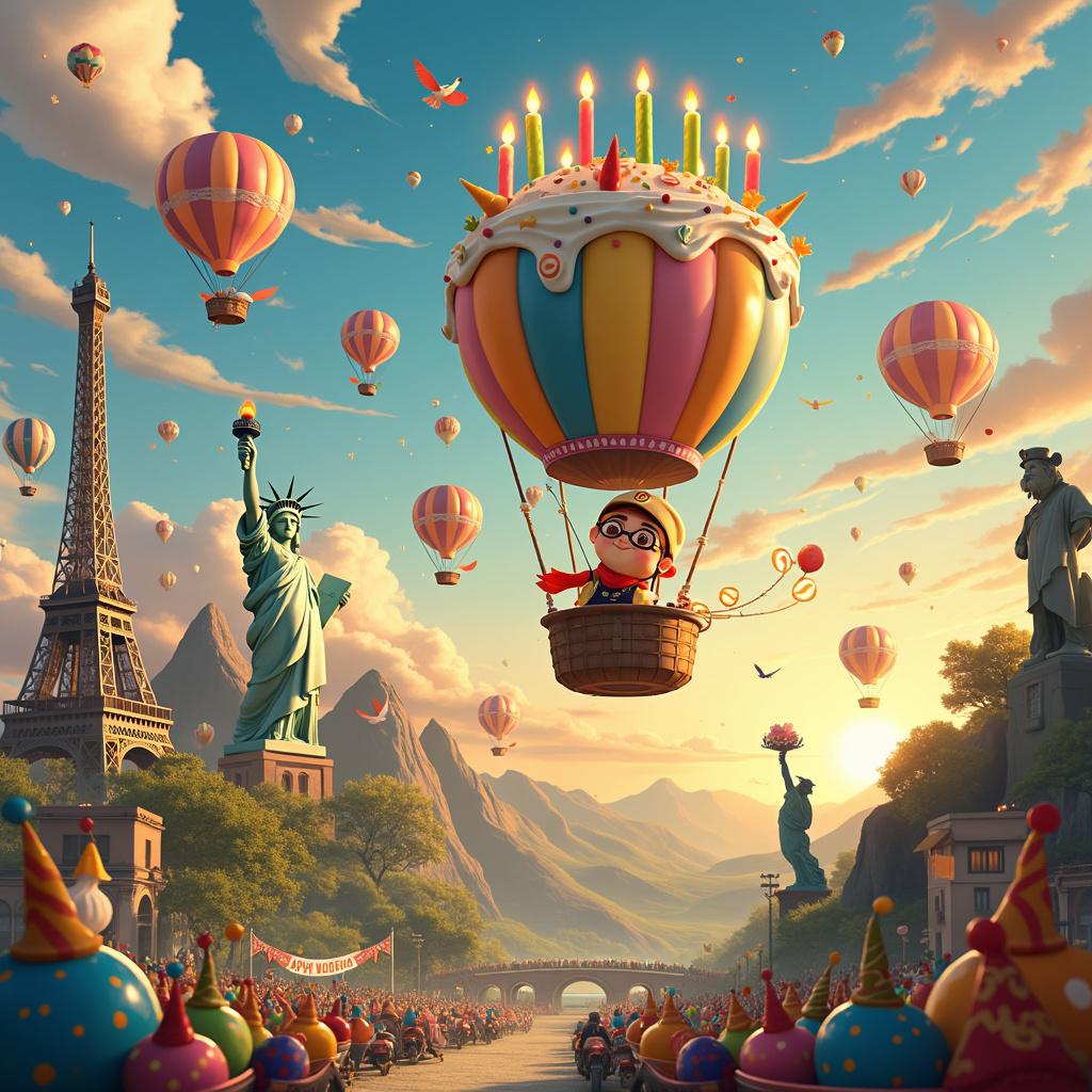 Traveling Birthday Card