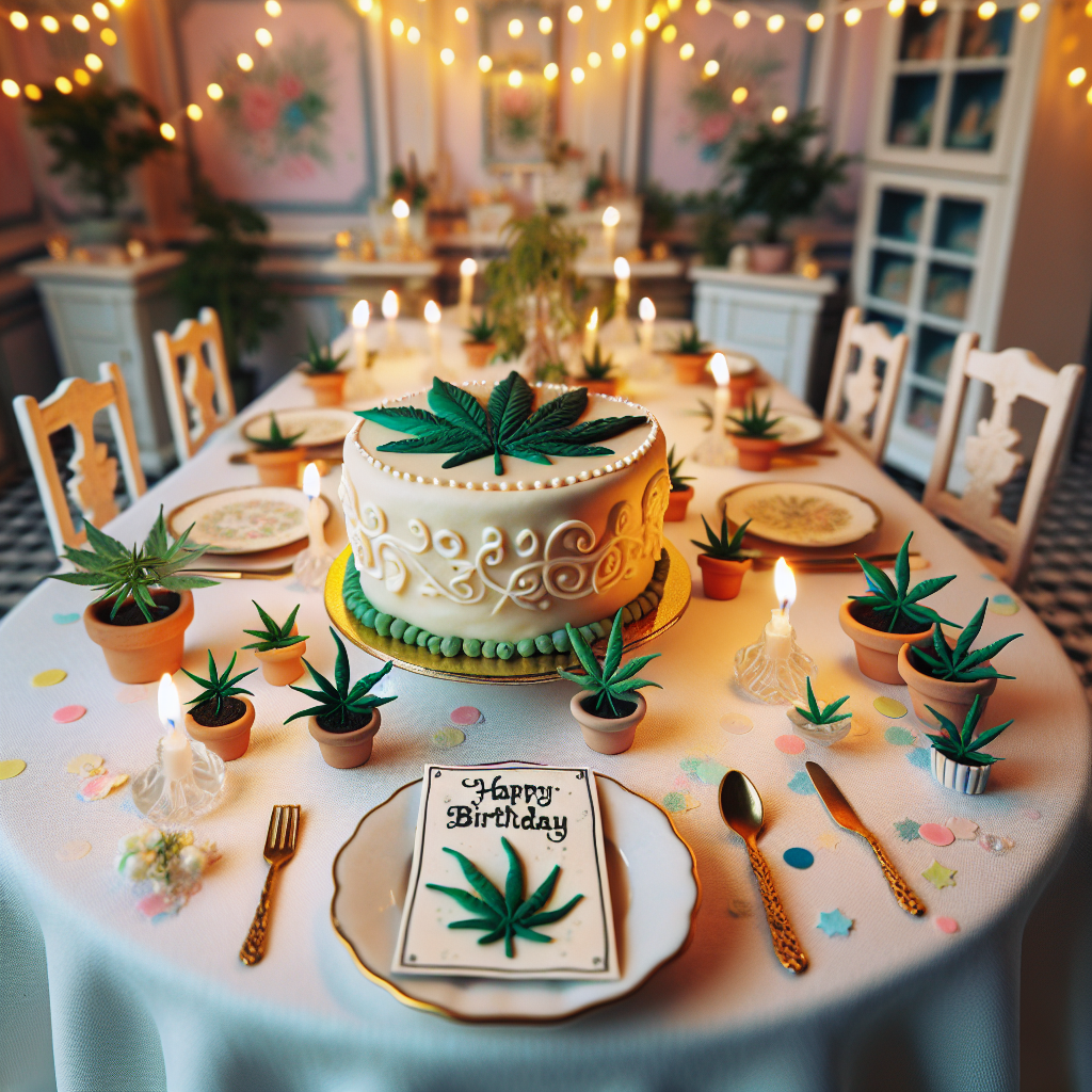 Cannabis Birthday Card