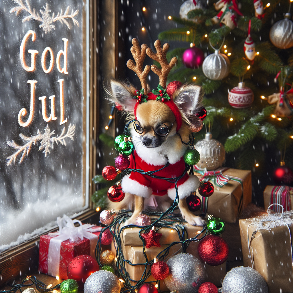 Chihuahua Christmas Card