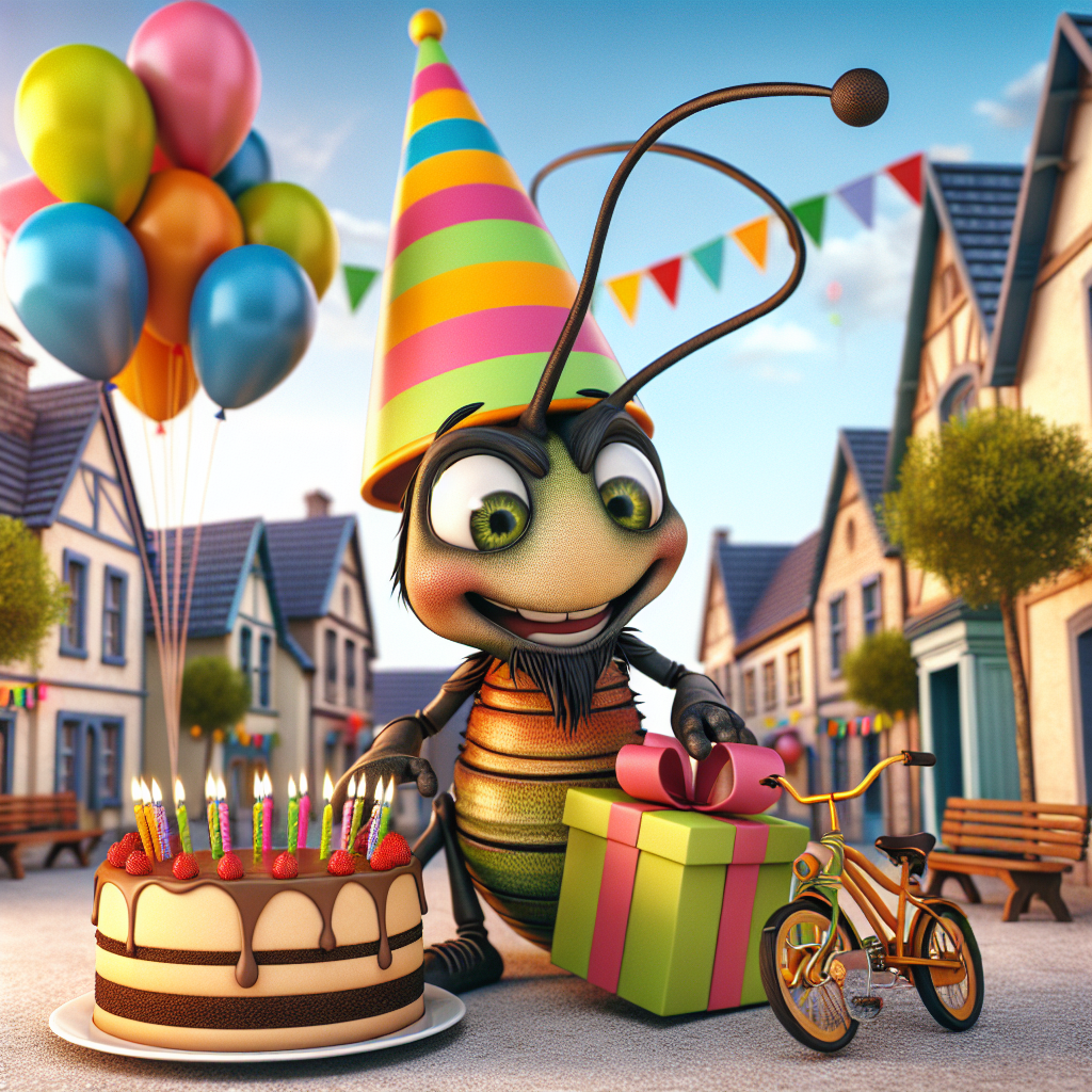 Cricket the sport, Beaminster, and Bicycle Birthday Card