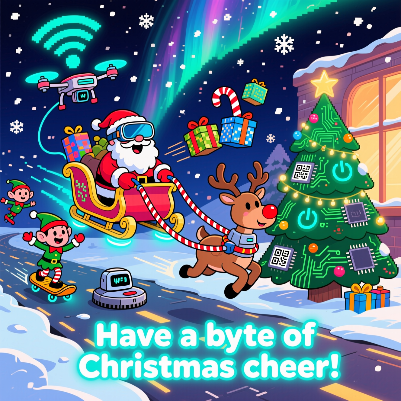 Technology, and Christmas Card