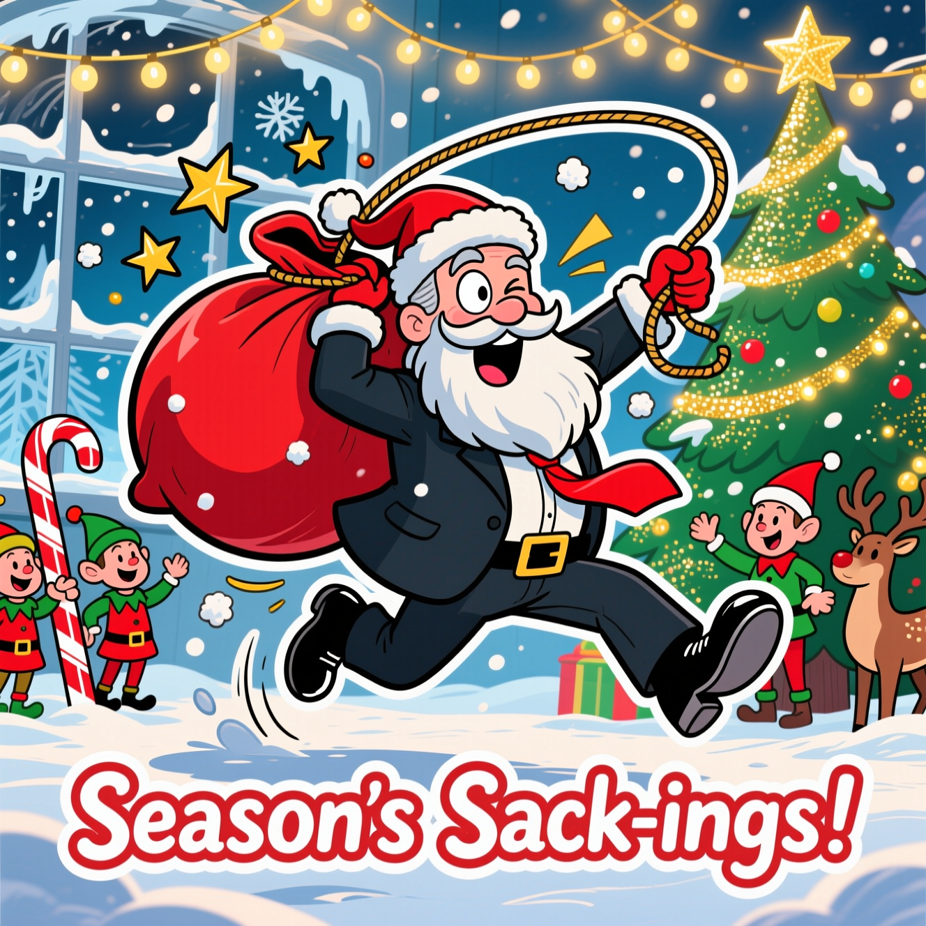 Kier starmer sacked, and Christmas Card