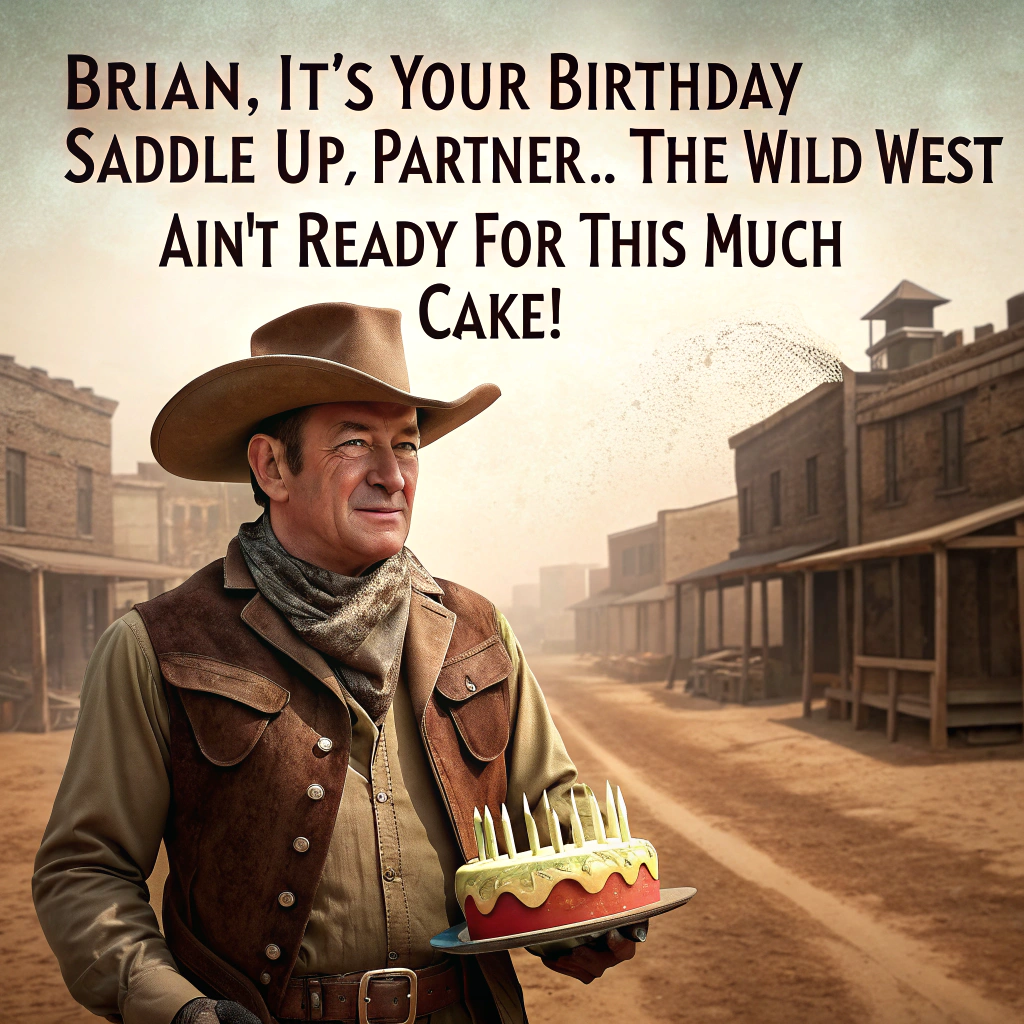 John Wayne Birthday Card