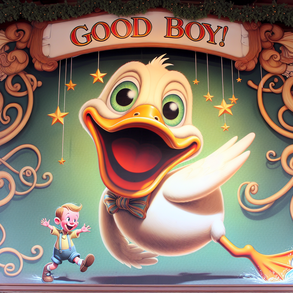 Good boy, Giant duck, and Twist Congratulations Card