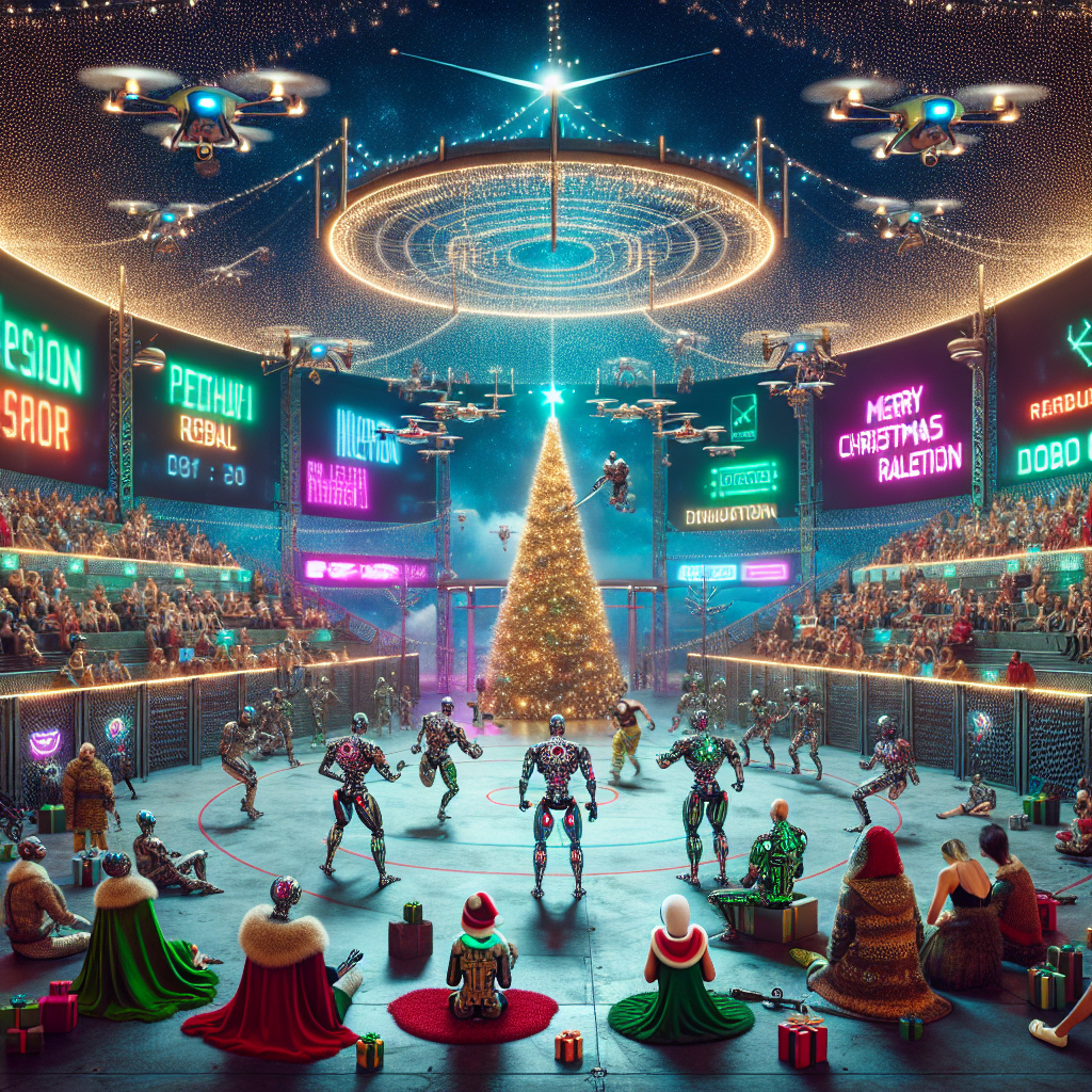 Cyberpunk, Rich, and Mma Christmas Card