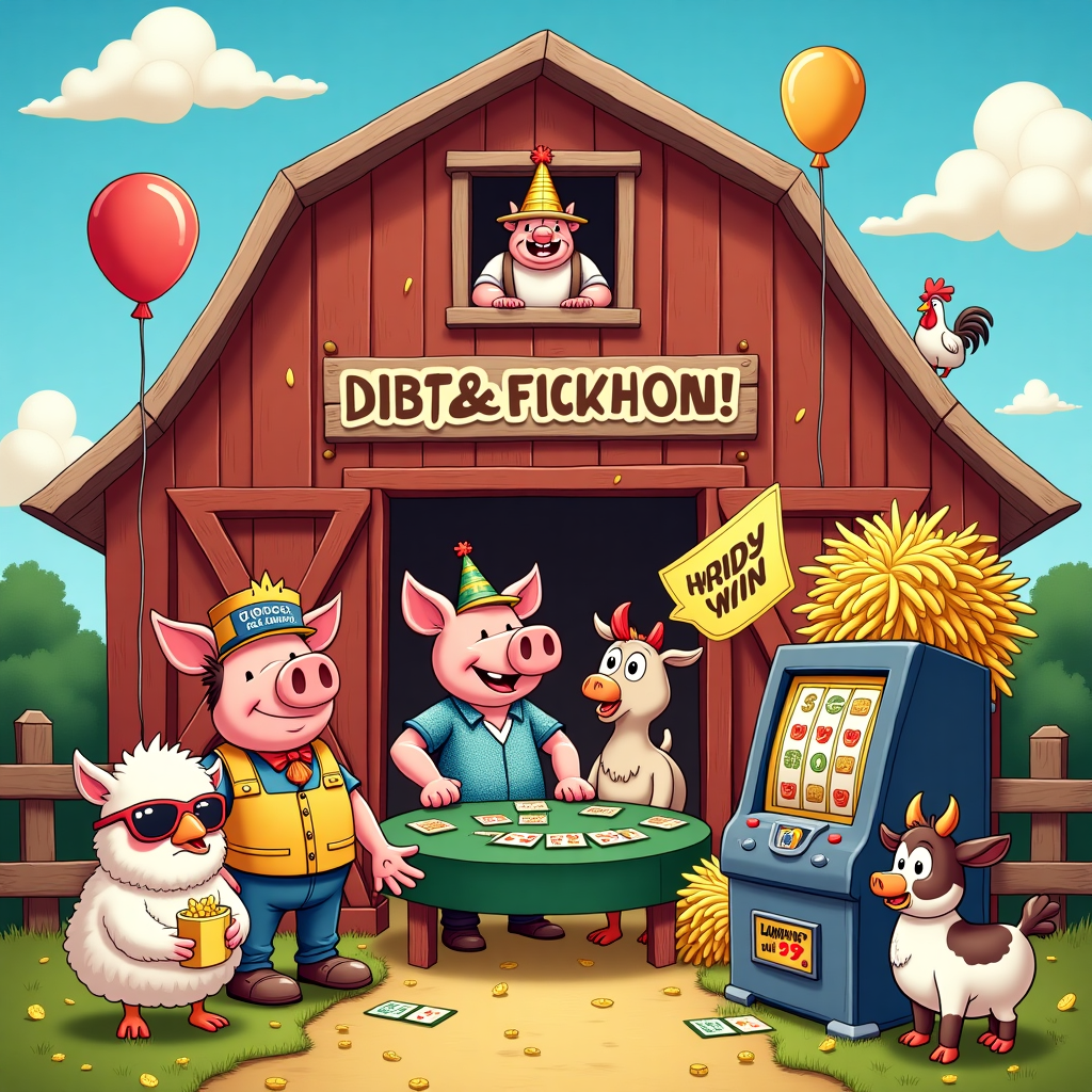 Gambling , Lottery , Scratch Off , 19 , Funny , and Farm Birthday Card