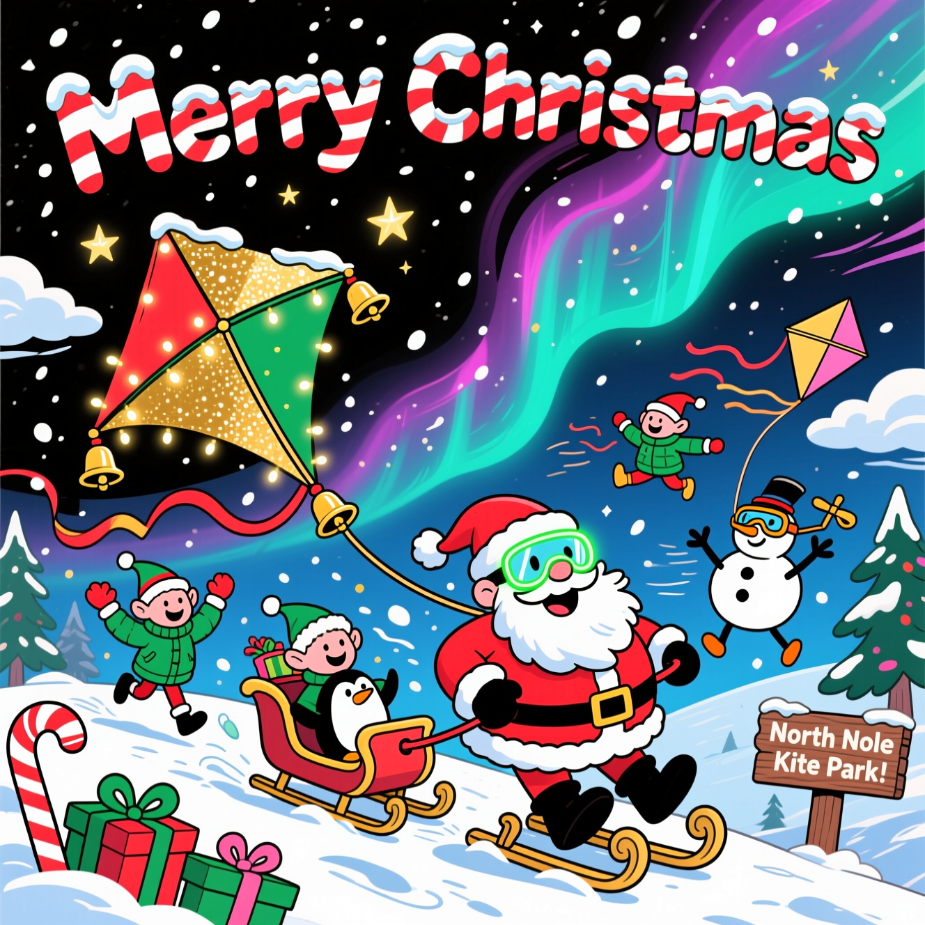 Power Kite , and Christmas Card