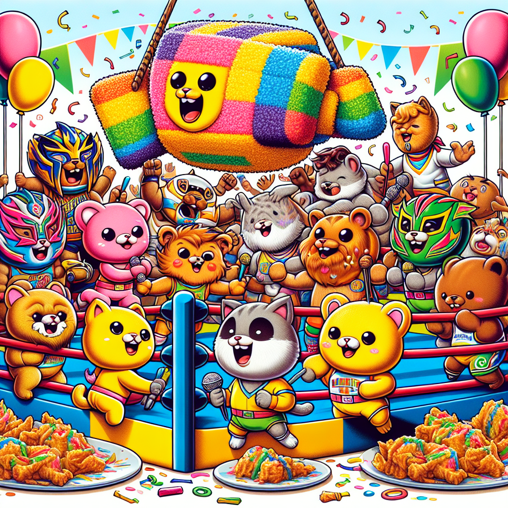 Singing, Wrestling, Crab Rangoon, Babe Ruth bars, and Pop Music Birthday Card