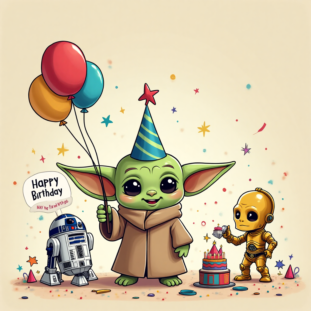 Star wars, , and Birthday Card