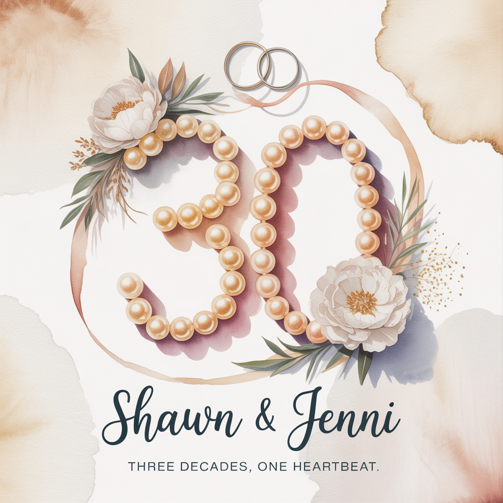 30th anniversary , and Anniversary Card