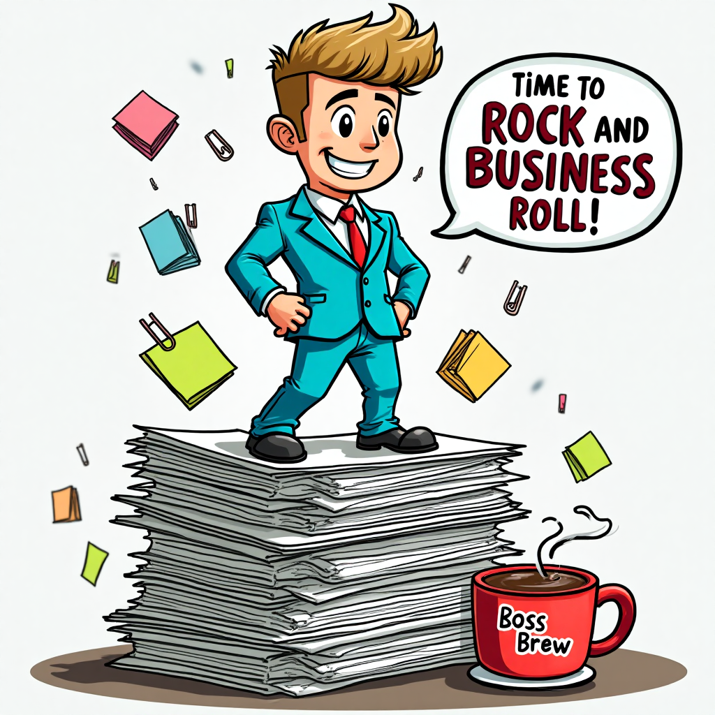 Justin beiber standing on business, and Birthday Card