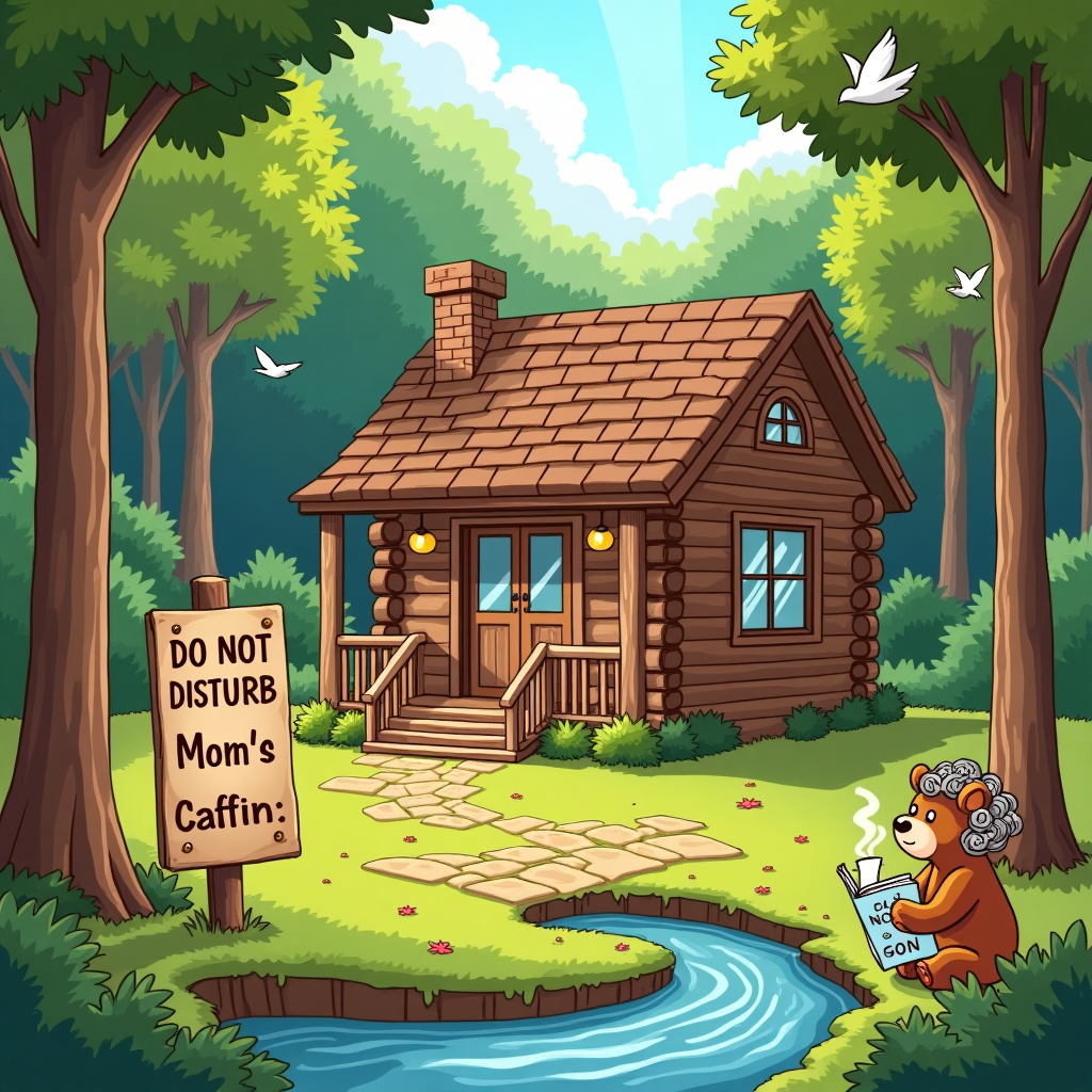 Cabin Mothers-day Card