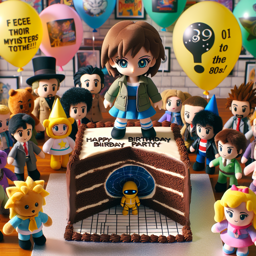 Stranger things, squishmallows, chocolate Birthday Card