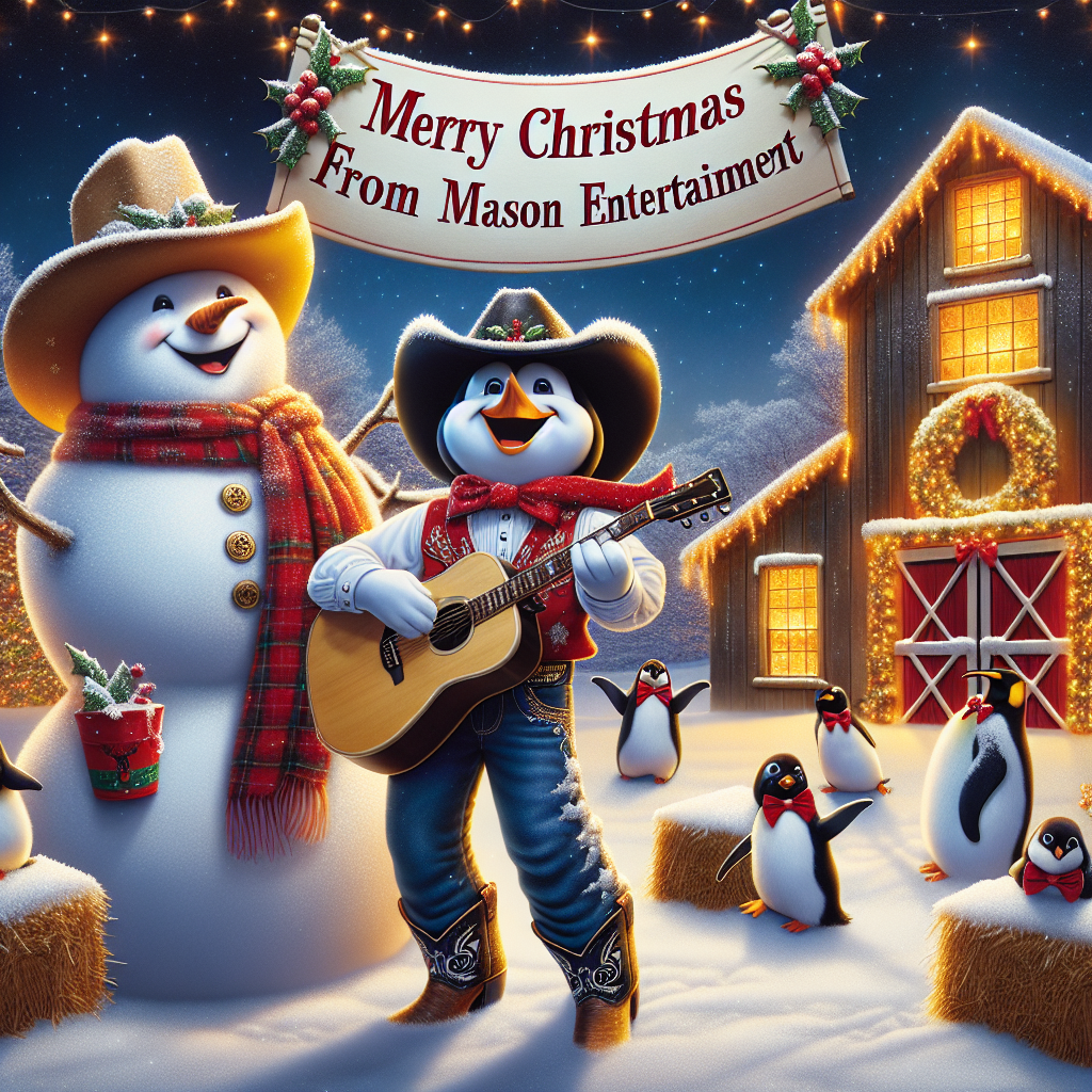 Entertainment / Music / Country Christmas Card