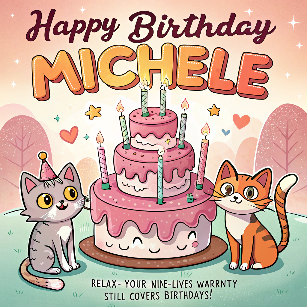 Cats, and Birthday Card