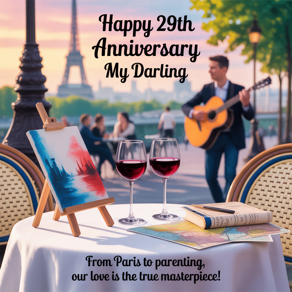 Poetry, travel, art, their husband jakes, music, their children, and Anniversary Card