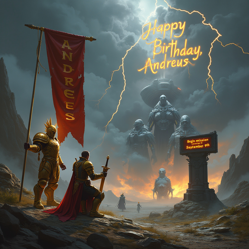 The God Emperor bestows upon you the honor to purge all the Xenos and Heretics. Begin mission September 9th. Mission specifics and Unlock-Code will be trensmitted via Astropath Birthday Card