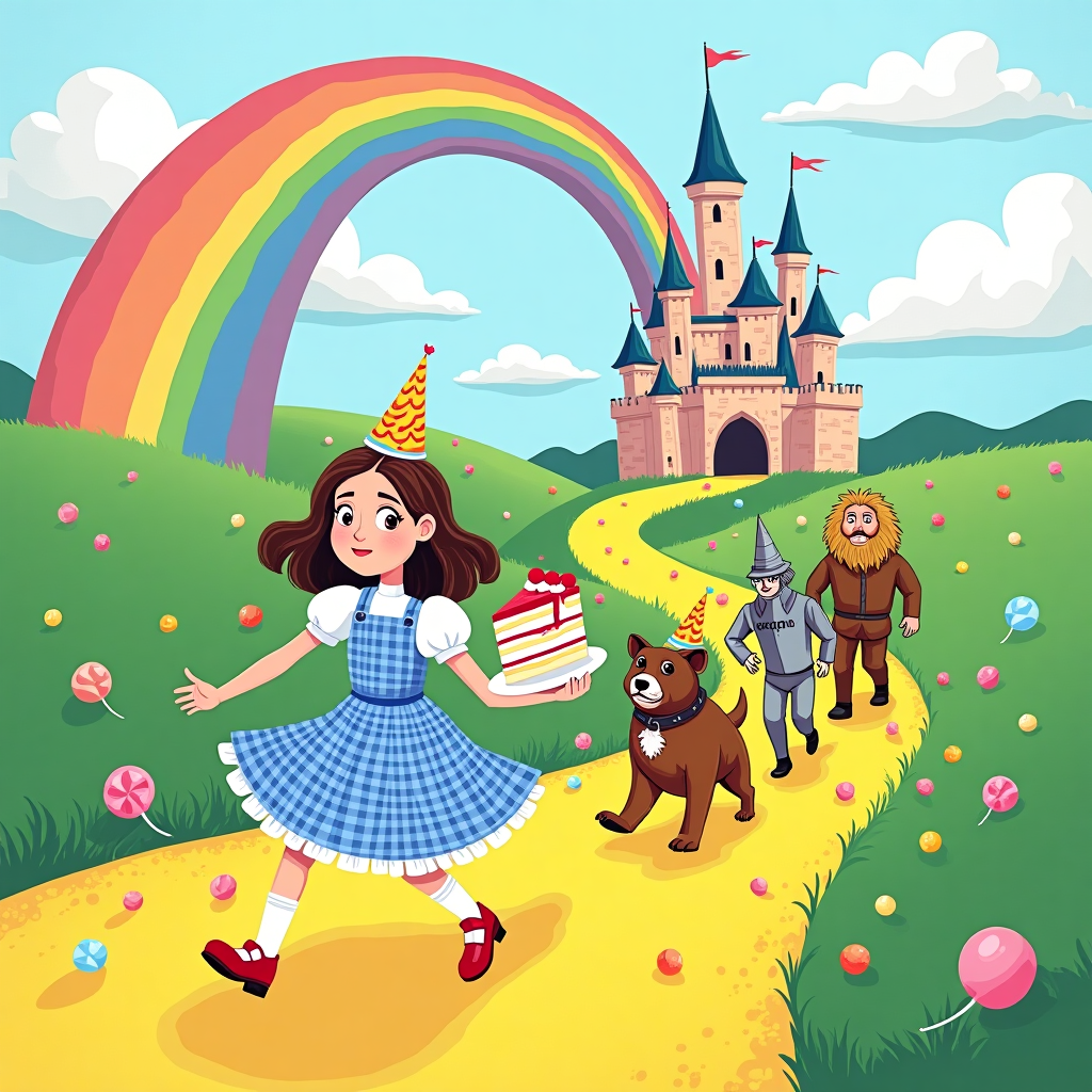 Angela as Dorothy from Wizard of Oz Birthday Cards