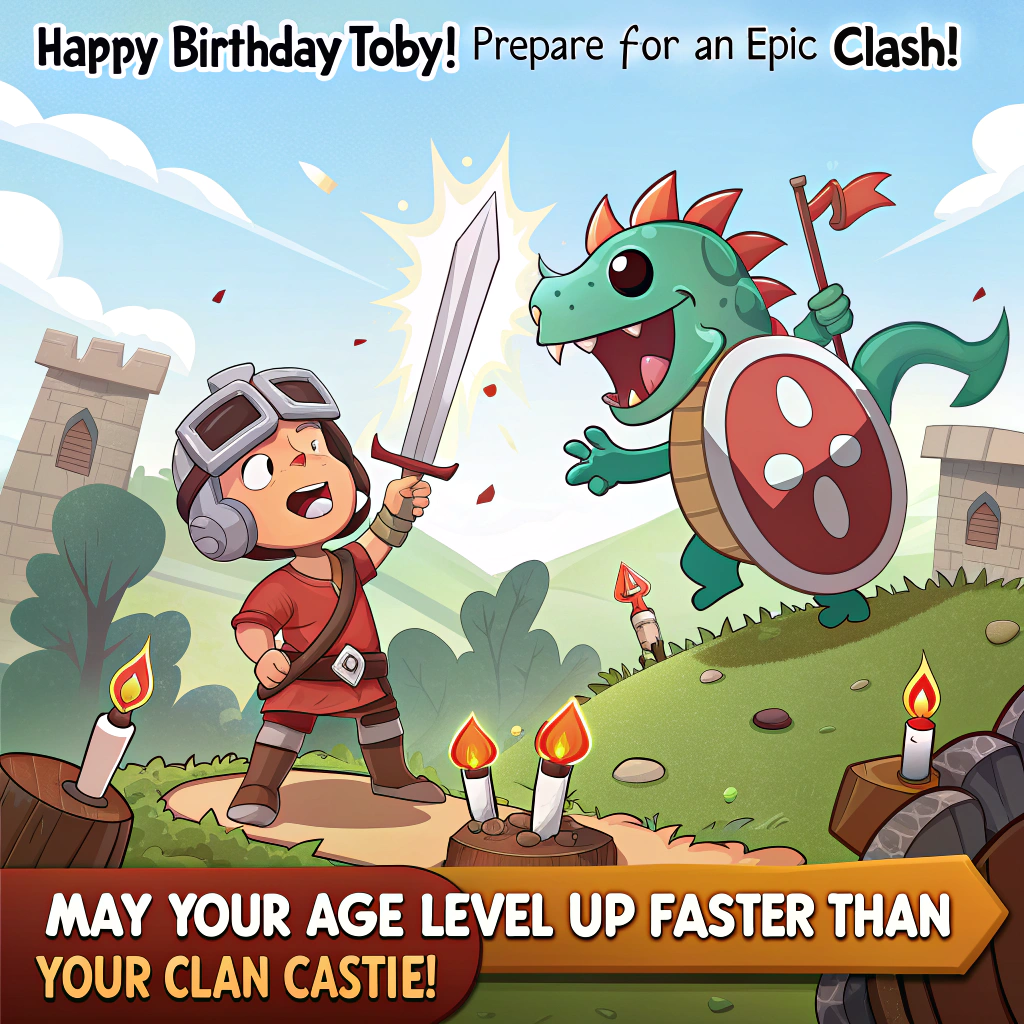 Clash of Clain, and Birthday Card
