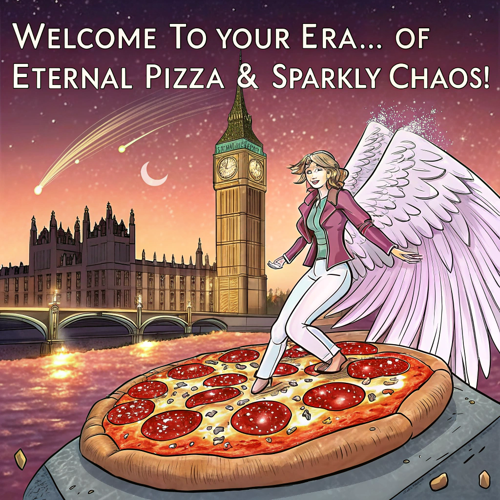 Taylor swift, Pizza, London, and Crystals Birthday Card