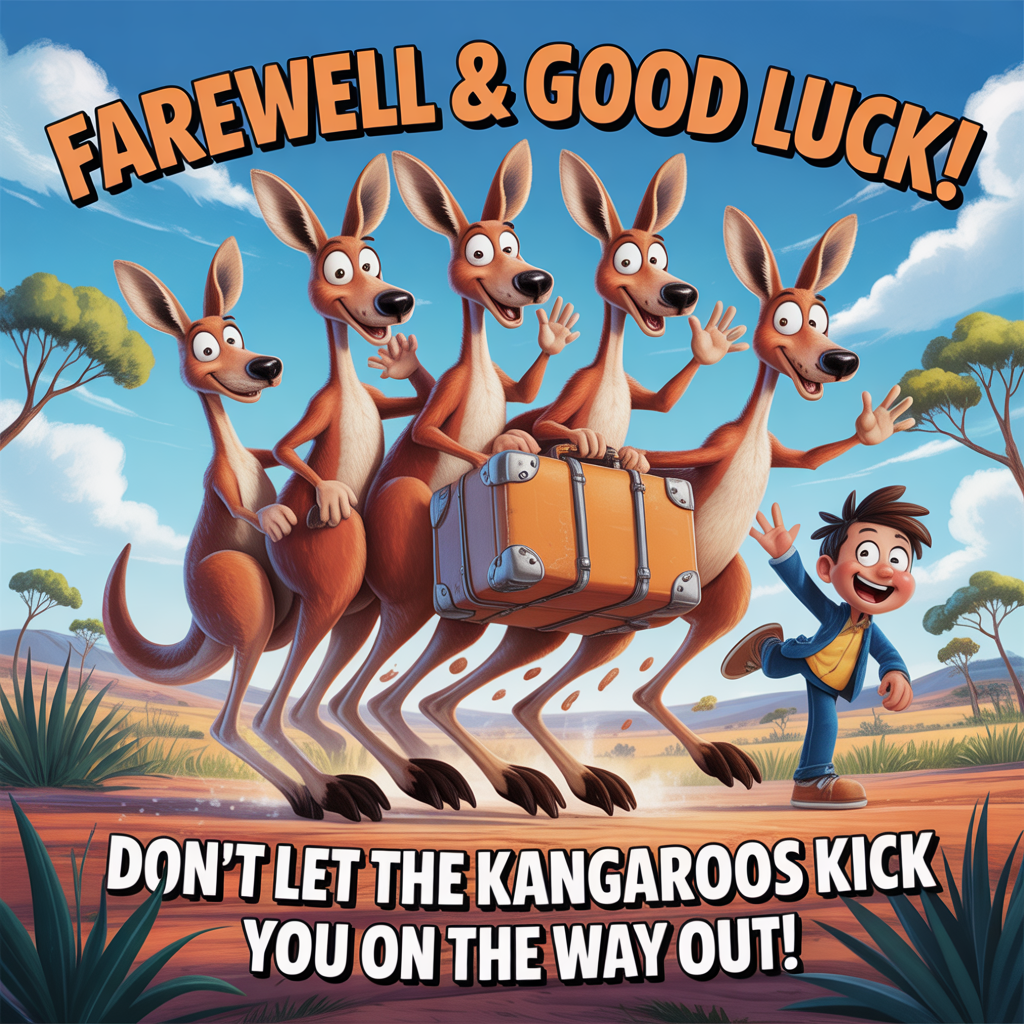 Australia, and Farewell Card