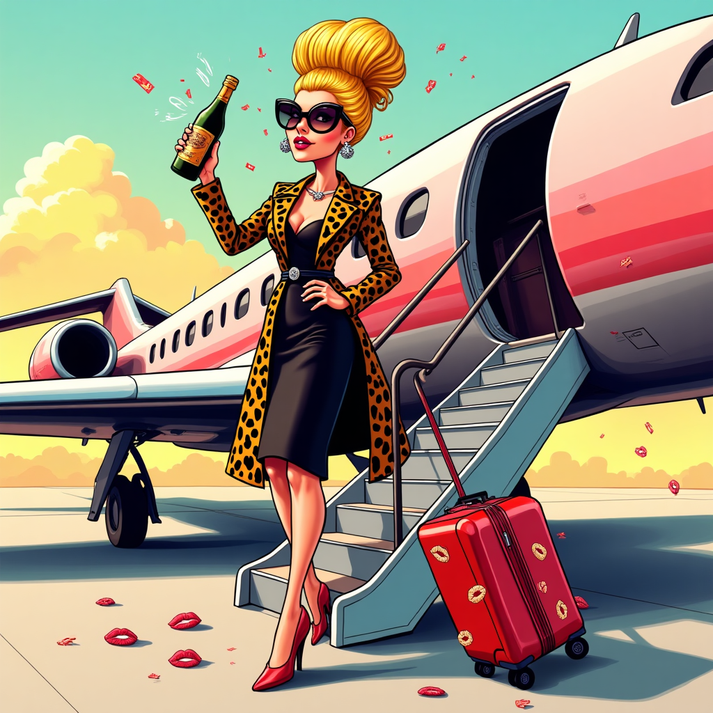 Patsy absolutely fabulous departing, and Farewell Card